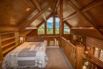 Loft with views and queen bed